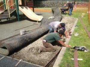 playground turf installation